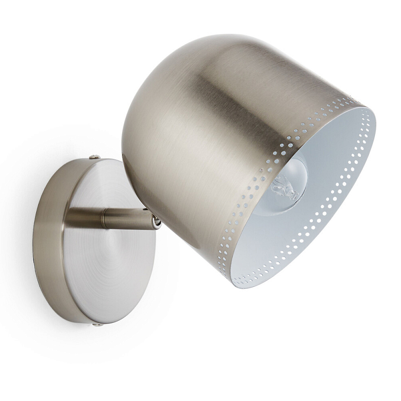 Бра в индустриальном стиле Wilona Lighting Никель Бра в индустриальном стиле Wilona Lighting Никель в Волгограде | Loft Concept