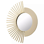 Зеркало-солнце круглое с золотистыми лучами SunMoon  варинант исполнения - 1 | Loft Concept в Волгограде