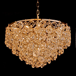 Люстра каскадная с подвесками в форме колец Galaxy of Light варинант исполнения - 1 | Loft Concept в Волгограде