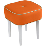 Квадратный мягкий пуф на белых ножках Winton Pouf Square варинант исполнения - 7 | Loft Concept в Волгограде