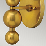 Бра с белым матовым стеклянным плафоном и тремя декоративными шарами Hinkley варинант исполнения - 8 | Loft Concept в Волгограде