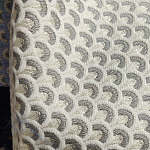 Мебельная ткань Жакард Чешуя бежевый цвет N 1050 варинант исполнения - 1 | Loft Concept в Волгограде