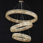 Хрустальная Люстра Элизабет из трех колец Золото  варинант исполнения - 1 | Loft Concept в Волгограде