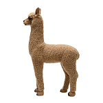 Декоративная статуя с мягкой шерстью Brown Alpaca варинант исполнения - 2 | Loft Concept в Волгограде