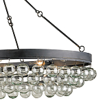 Люстра большая овальная с подвесными стеклянными элементами Impressive Profile варинант исполнения - 1 | Loft Concept в Волгограде