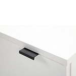 Тумба прикроватная белая с ящиками Strict Lines варинант исполнения - 4 | Loft Concept в Волгограде