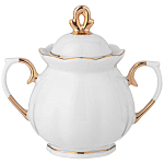 Чайный сервиз из фарфора со стразами на 6 персон 15 предметов Shine Porcelain варинант исполнения - 2 | Loft Concept в Волгограде