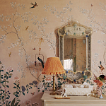 Обои ручная роспись Cecily pink варинант исполнения - 4 | Loft Concept в Волгограде