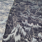 Мебельная ткань Вышивка серый цвет 130 см T2-39 варинант исполнения - 1 | Loft Concept в Волгограде