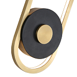 Бра с овальной рамой цвета латунь Midnight Orbit варинант исполнения - 2 | Loft Concept в Волгограде