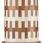 Настольная лампа с узором вдоль колоннообразного основания Brick Surface варинант исполнения - 1 | Loft Concept в Волгограде