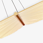 Люстра в виде распахнутых крыльев из тонких металлических планок Flight of Freedom варинант исполнения - 5 | Loft Concept в Волгограде