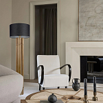 Настольная лампа с металлиеским черным трубчатым основанием Fulgurite варинант исполнения - 4 | Loft Concept в Волгограде