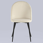 Мягкий стул в бежевом велюре Miruna Chair варинант исполнения - 3 | Loft Concept в Волгограде