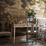 Обои ручная роспись Monuments of Paris Roberts on antique scenic Xuan paper варинант исполнения - 2 | Loft Concept в Волгограде