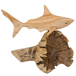 Статуэтка из дерева акула Animals of the World варинант исполнения - 2 | Loft Concept в Волгограде