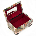 Шкатулка из натурального камня змеевик Stone Casket варинант исполнения - 3 | Loft Concept в Волгограде