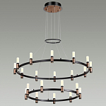 Люстра подвесная с двумя круглыми ярусами и цилиндрическими плафонами Arnaut Light варинант исполнения - 3 | Loft Concept в Волгограде