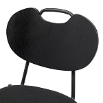 Стул с мягким сиденьем черный Stool Loft Black варинант исполнения - 6 | Loft Concept в Волгограде