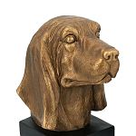 Держатель для книг с бронзовыми фигурками головы собаки Dog Elegance  варинант исполнения - 4 | Loft Concept в Волгограде