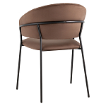 Стул в велюре коричневого цвета Horizon варинант исполнения - 5 | Loft Concept в Волгограде