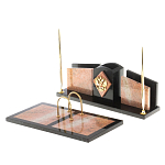 Настольный письменный набор из розового мрамора Marble Accessory варинант исполнения - 2 | Loft Concept в Волгограде