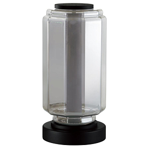 Настольная лампа с дымчатым плафоном Jarrty