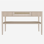 Дизайнерская Консоль с полкой и ящиком Primo Светлый дуб варинант исполнения - 7 | Loft Concept в Волгограде