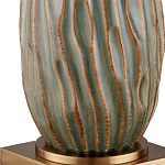 Настольная лампа с фактурным корпусом и тканевым абажуром Smooth Peaks варинант исполнения - 1 | Loft Concept в Волгограде