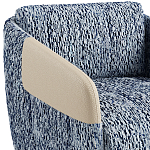 Дизайнерское Кресло William с кожаными подлокотниками  варинант исполнения - 3 | Loft Concept в Волгограде