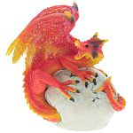 Декоративная статуэтка Дракон Red Yellow Dragon Statuette варинант исполнения - 1 | Loft Concept в Волгограде