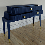 Премиальная Консоль с тремя ящиками Elsa Dreams Blue варинант исполнения - 2 | Loft Concept в Волгограде