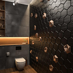 Гипсовая 3D панель с принтографией PM-41 варинант исполнения - 2 | Loft Concept в Волгограде