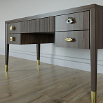 Письменный стол с 4-мя ящиками Elsa Dreams Walnut варинант исполнения - 4 | Loft Concept в Волгограде