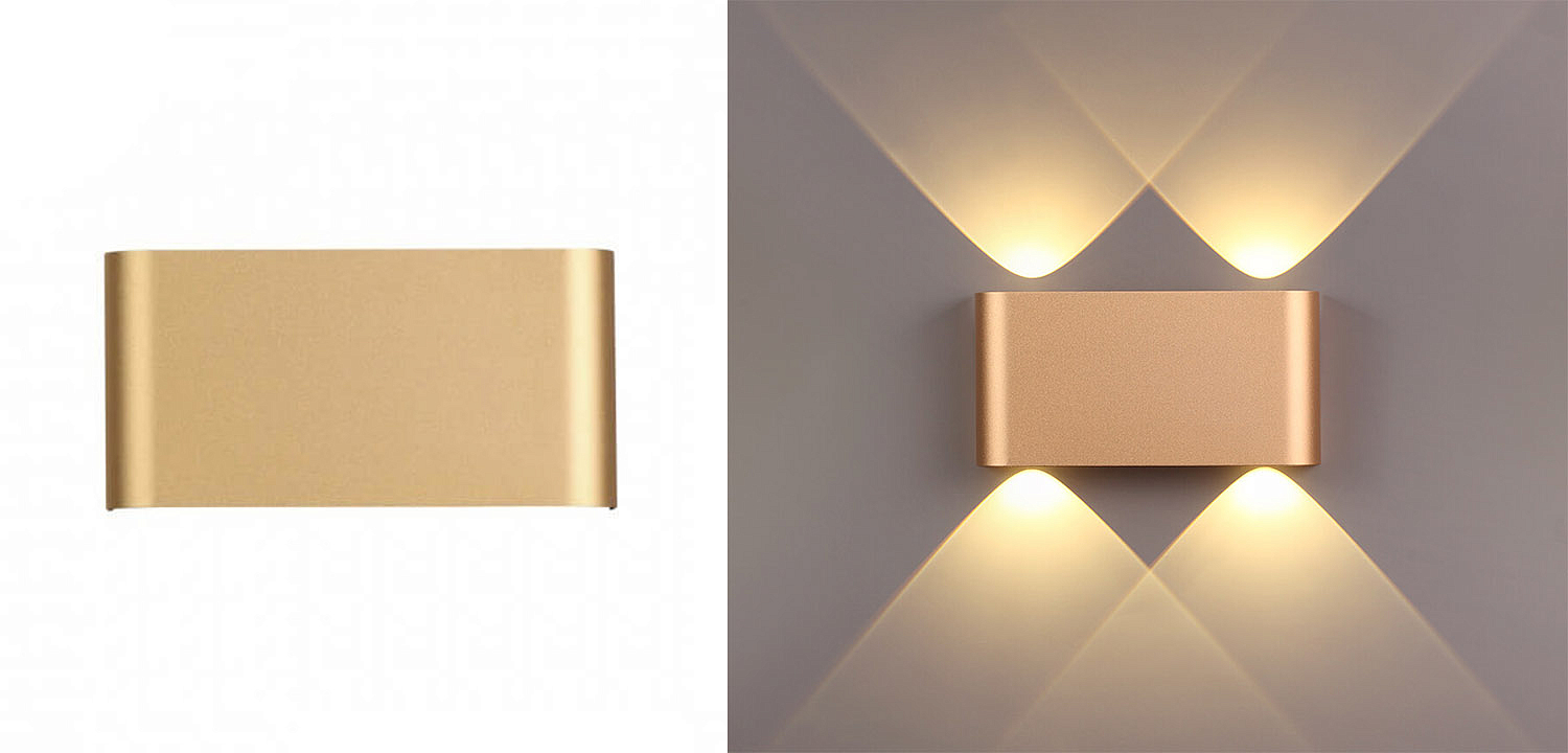Бра Obverse Gold Rectangle A Wall lamp Бра Obverse Gold Rectangle A Wall lamp - Loft-Concept в Волгограде