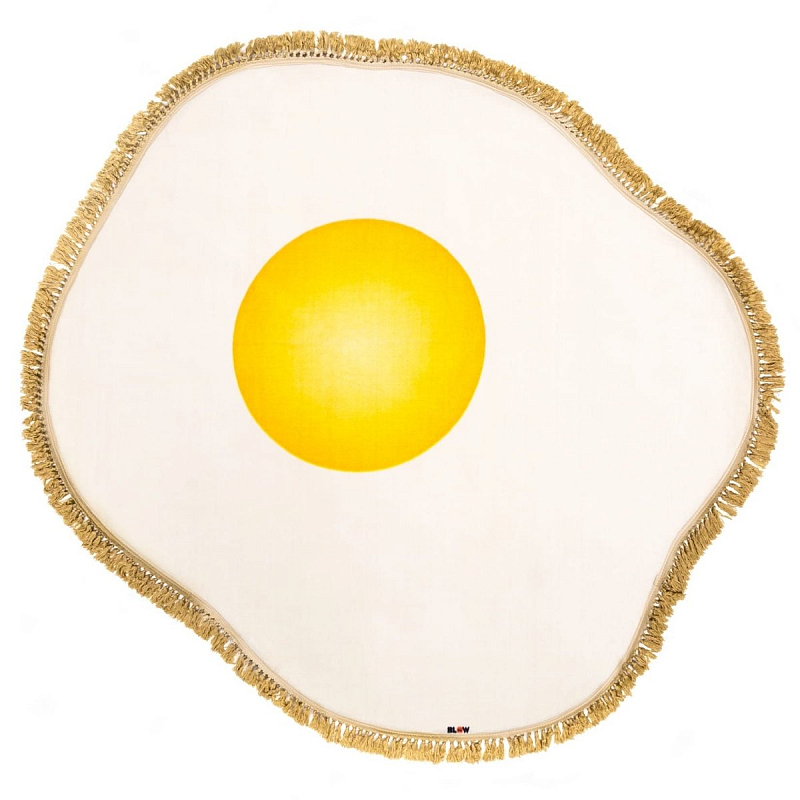 Ковер Seletti Rug Egg Желтый Белый Ковер Seletti Rug Egg Желтый Белый в Волгограде | Loft Concept