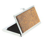 Визитница карманная металлическая с накладкой из натурального камня Яшма Stone Business Card Holders варинант исполнения - 2 | Loft Concept в Волгограде