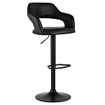 Барный стул черного цвета Strohach варинант исполнения - 1 | Loft Concept в Волгограде