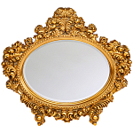 Зеркало настенное золотое с ажурным резным орнаментом Classic Ornament Mirror варинант исполнения - 1 | Loft Concept в Волгограде
