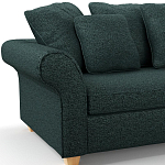 Мебельная ткань Шенилл темно-зеленый цвет 138 см T4-39 варинант исполнения - 5 | Loft Concept в Волгограде