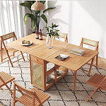 Обеденный стол раскладной из дерева Astiс Table варинант исполнения - 3 | Loft Concept в Волгограде