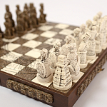 Шахматы  из  камня Cargador del Tiempo Chess Мексика ручная работа варинант исполнения - 4 | Loft Concept в Волгограде