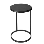 Кофейный столик круглый чёрный Compact Loft варинант исполнения - 2 | Loft Concept в Волгограде