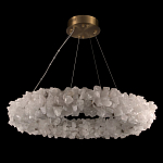 Люстра кольцевая из натурального горного хрусталя Harmonious Crystal Circles варинант исполнения - 2 | Loft Concept в Волгограде