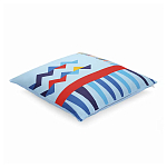 Подушка декоративная из хлопка по мотивам нанайских орнаментов Ural and Siberian Patterns варинант исполнения - 1 | Loft Concept в Волгограде