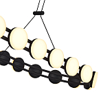 Люстра овальная с круглыми светодиодными источниками света Maxine Light варинант исполнения - 13 | Loft Concept в Волгограде