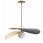 Люстра круглая с 2-мя металлическими абажурами Andromeda варинант исполнения - 1 | Loft Concept в Волгограде