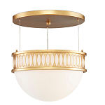 Подвесной светильник с фактурным золотым каркасом Exceptional Classic Design варинант исполнения - 3 | Loft Concept в Волгограде