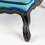 Кресло из натурального бука бирюзовое с изображением птиц и цветов Turquoise Chinoiserie Garden Armchair варинант исполнения - 6 | Loft Concept в Волгограде