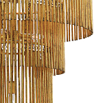 Люстра трёхъярусная золотого цвета Metal Tentacles варинант исполнения - 2 | Loft Concept в Волгограде